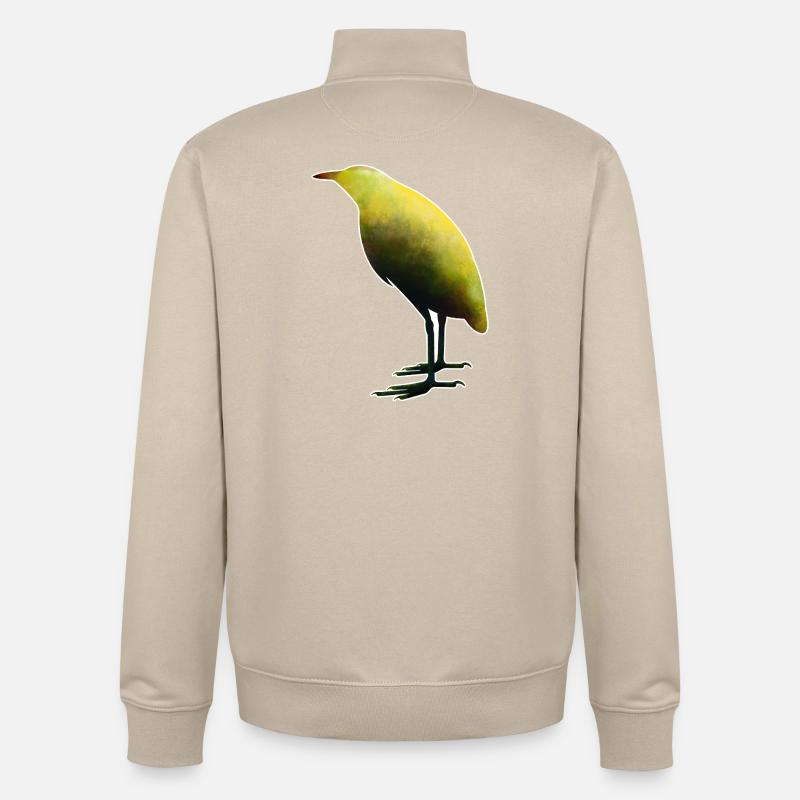 Bittern.1 - Sweat zippé unisexe en coton bio Stanley/Stella - beige crème