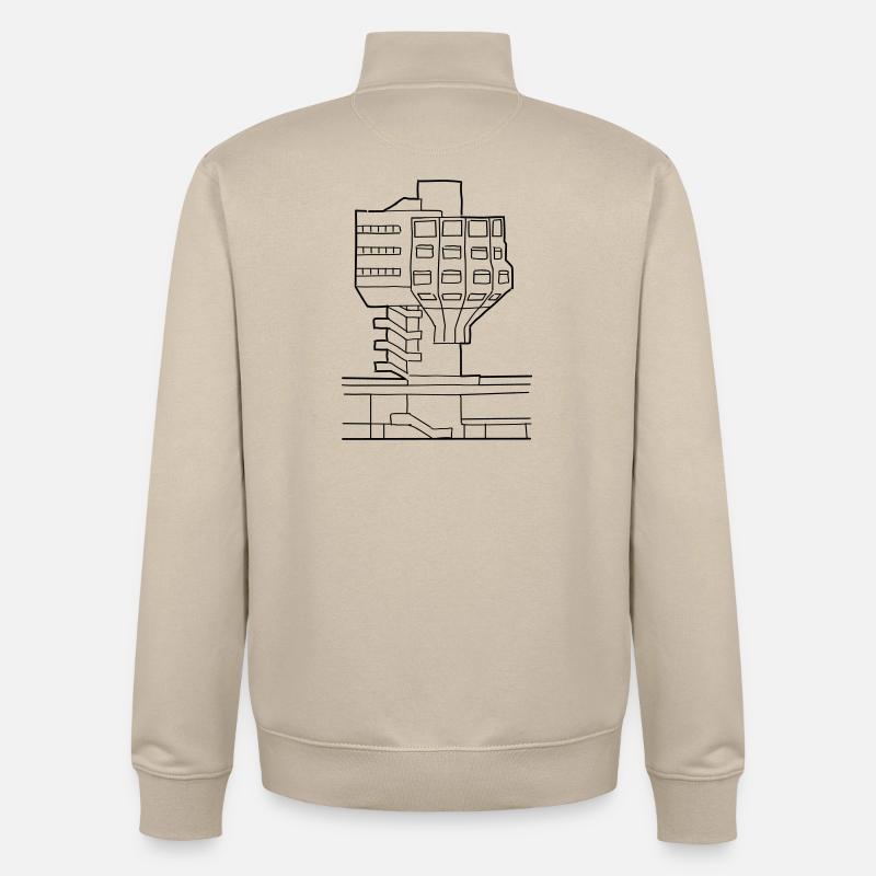 Bierpinsel in Steglitz - Unisex Organic Zip Sweatshirt von Stanley/Stella - Cremebeige