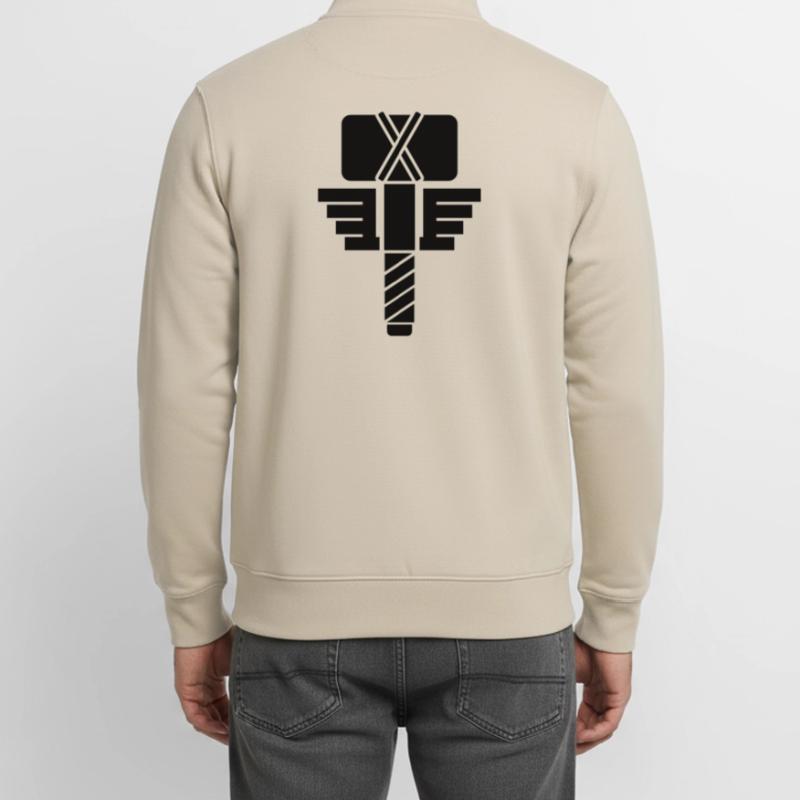 Thor Hammer – Wikinger Mjölnir Comic Superheld Unisex Organic Zip Sweatshirt von Stanley/Stella