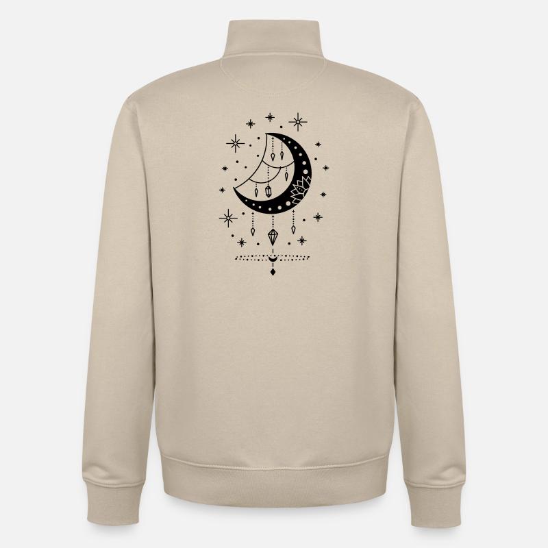 Tarock - Unisex Organic Zip Sweatshirt von Stanley/Stella - Cremebeige