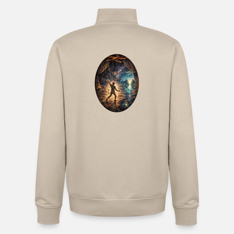 The inner construct - Unisex Organic Zip Sweatshirt by Stanley/Stella - desert dust