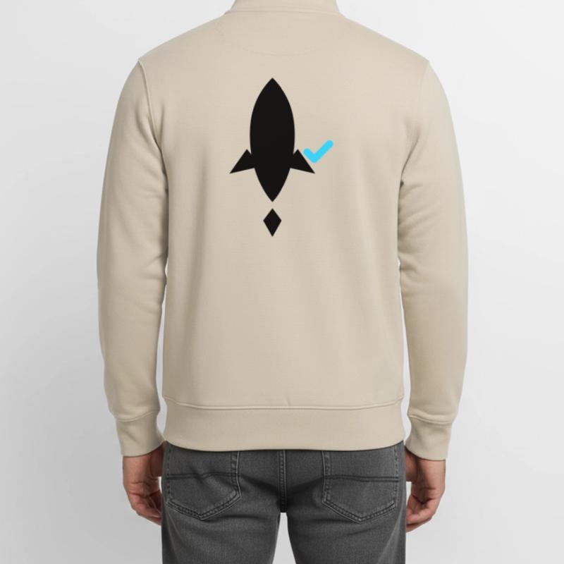 Ship it (after tests pass) – Developer CI/CD Unisex Organic Zip Sweatshirt von Stanley/Stella