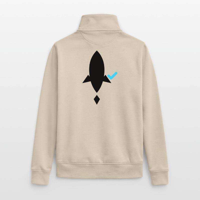 Ship it (after tests pass) – Developer CI/CD Unisex Organic Zip Sweatshirt von Stanley/Stella