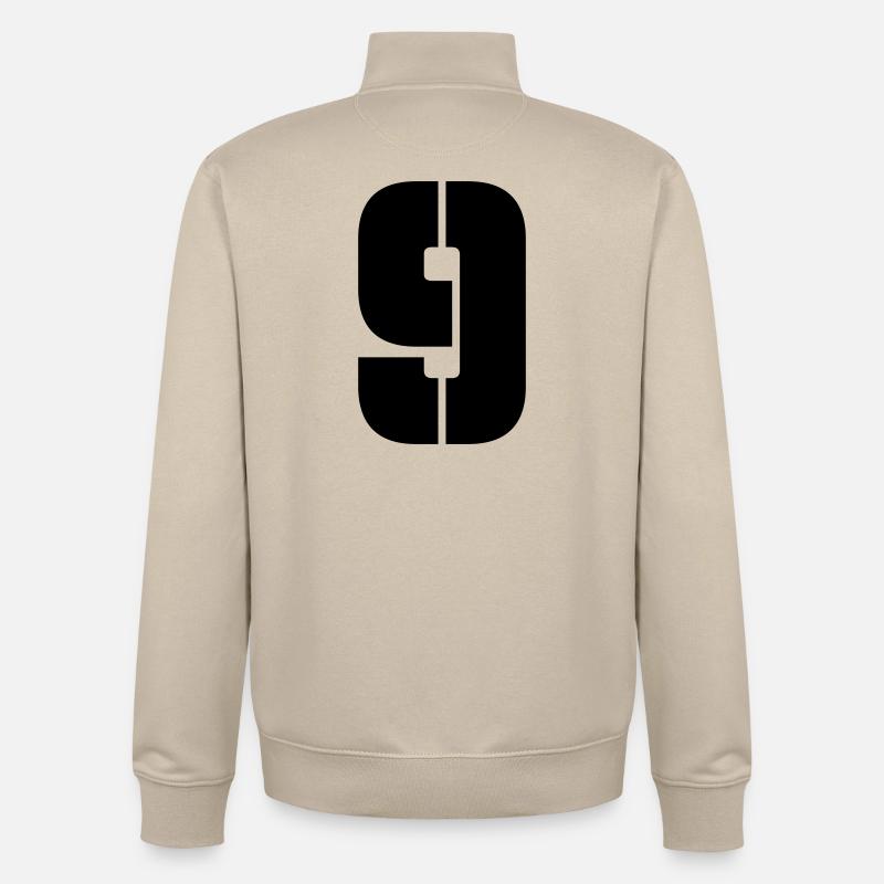 9 - Sweat zippé unisexe en coton bio Stanley/Stella - beige crème