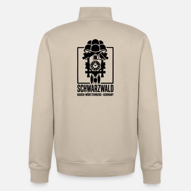Typisch Schwarzwald - Unisex Organic Zip Sweatshirt von Stanley/Stella - Cremebeige