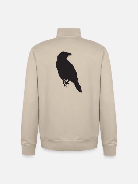Crow III - Unisex Organic Zip Sweatshirt by Stanley/Stella - desert dust