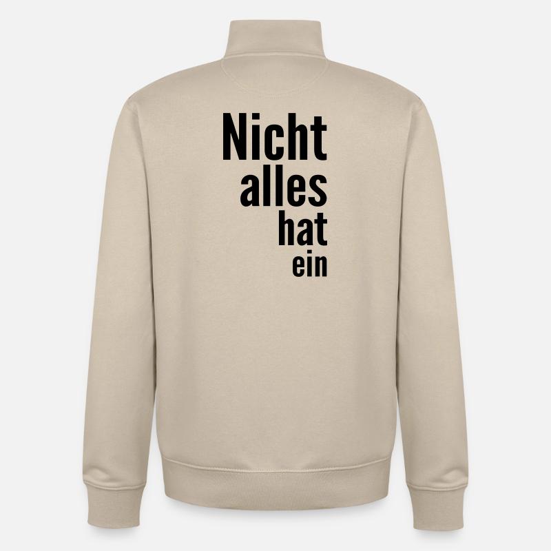 Tout n'a pas un - Sweat zippé unisexe en coton bio Stanley/Stella - beige crème