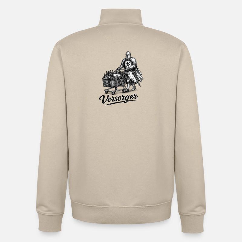 Ritter Biermann - Unisex Organic Zip Sweatshirt von Stanley/Stella - Cremebeige