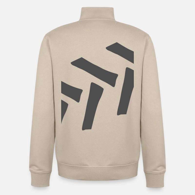 profil Executor - Sweat zippé unisexe en coton bio Stanley/Stella - beige crème