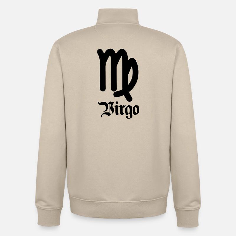 Sternzeichen Jungfrau - Unisex Organic Zip Sweatshirt von Stanley/Stella - Cremebeige