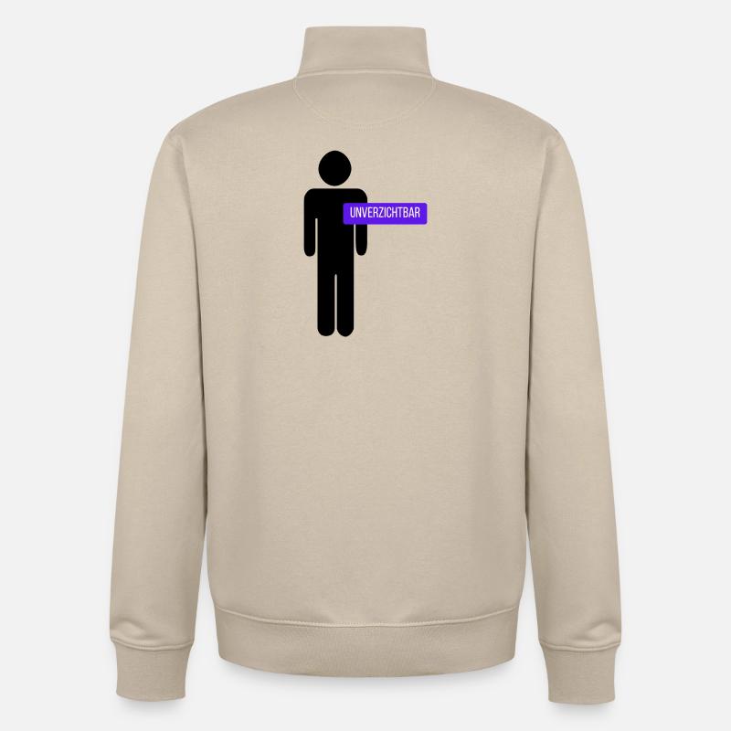 Männer - unverzichtbar - Unisex Organic Zip Sweatshirt von Stanley/Stella - Cremebeige