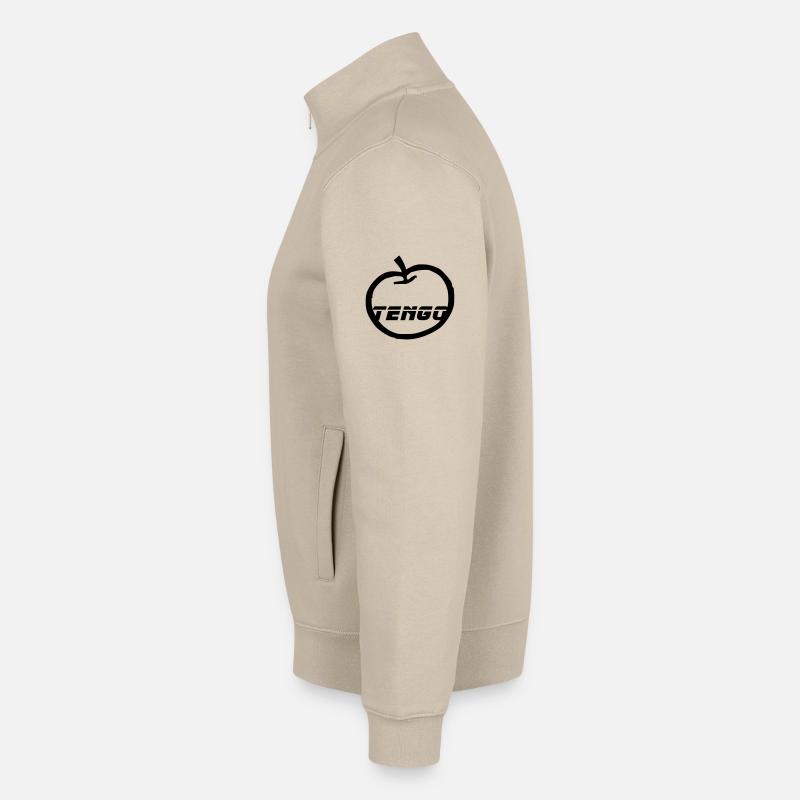 Ich habe einen Apfel Unisex Organic Zip Sweatshirt von Stanley/Stella