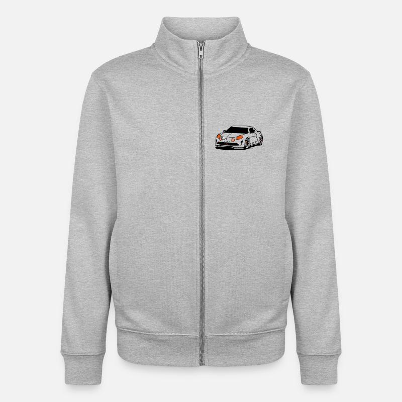 Alpine A110 Celebration (2015) [v1] - Sweat zippé unisexe en coton bio Stanley/Stella - gris chiné