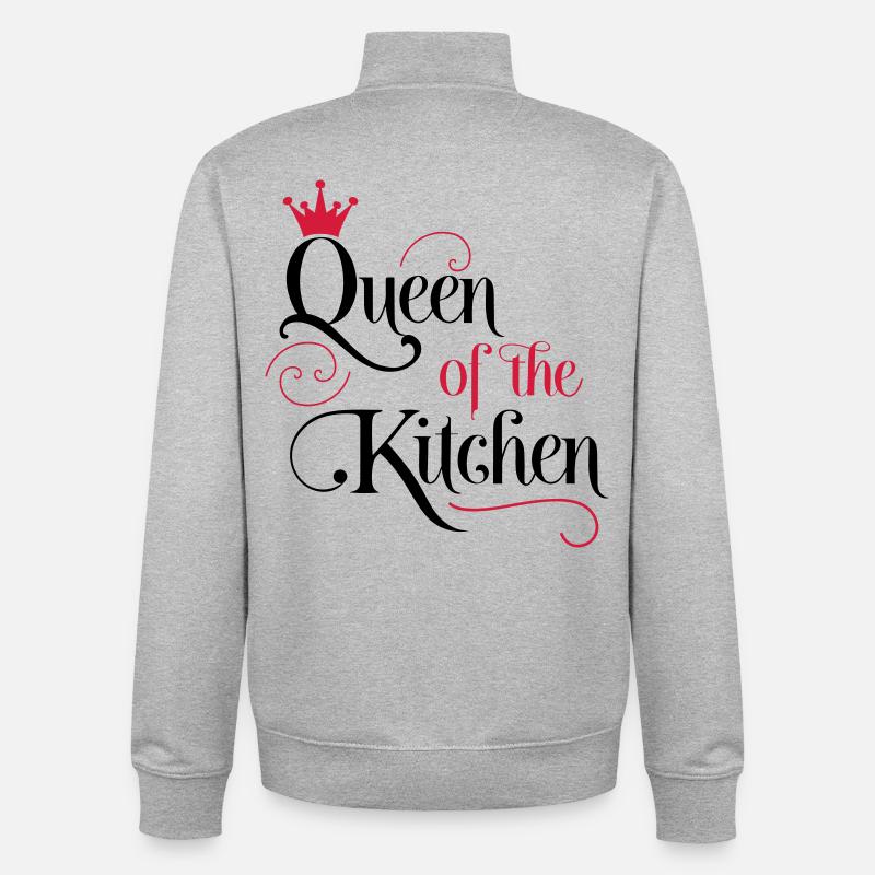 Cook - Unisex Organic Zip Sweatshirt by Stanley/Stella - heather grey