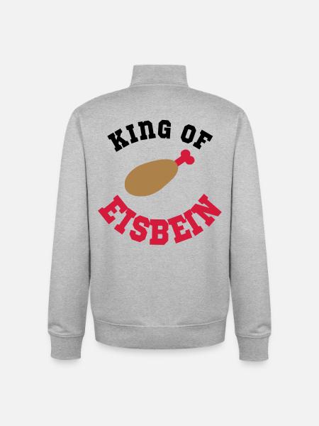 cuire à feu - Sweat zippé unisexe en coton bio Stanley/Stella - gris chiné