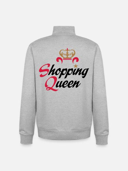 shopping - Unisex Organic Zip Sweatshirt von Stanley/Stella - Grau meliert