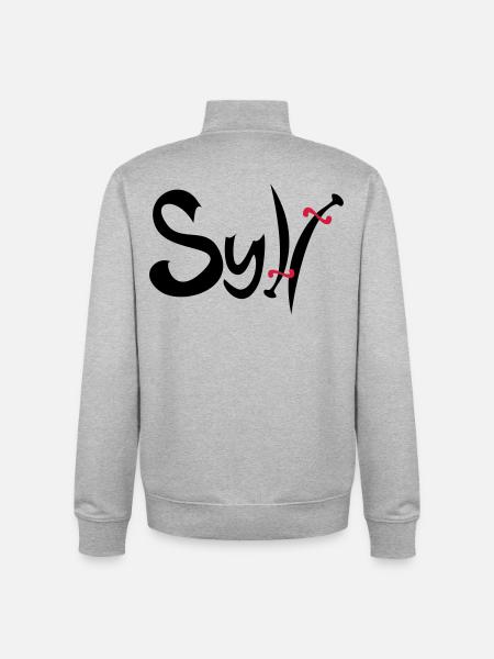 Sylt - Unisex Organic Zip Sweatshirt by Stanley/Stella - heather grey
