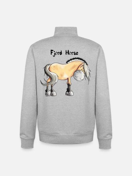 Knuffiger Norweger - Unisex Organic Zip Sweatshirt von Stanley/Stella - Grau meliert