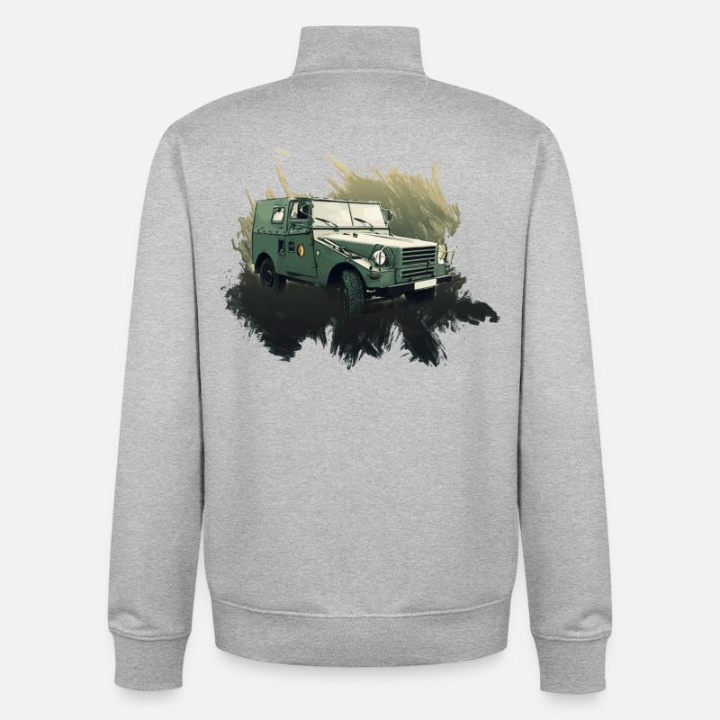 IFA P3 - Unisex Organic Zip Sweatshirt von Stanley/Stella - Grau meliert
