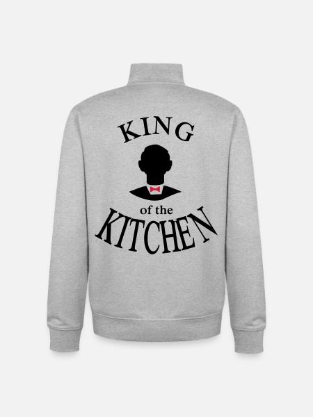 Chef - Sweat zippé unisexe en coton bio Stanley/Stella - gris chiné