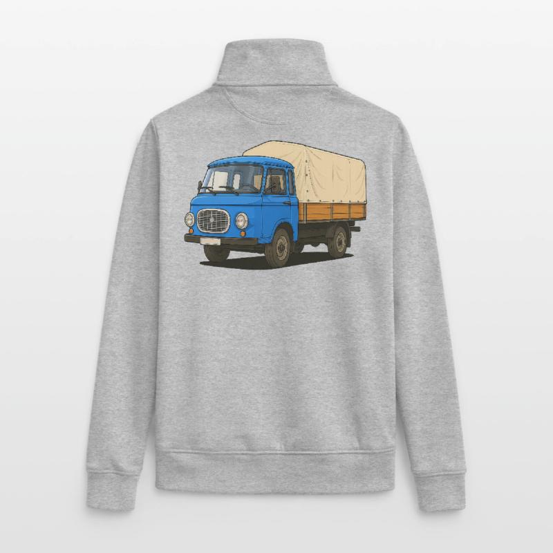 East Flatbed Unisex Organic Zip Sweatshirt by Stanley/Stella