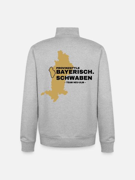 Schwaben | NEU-ULM - Unisex Organic Zip Sweatshirt von Stanley/Stella - Grau meliert