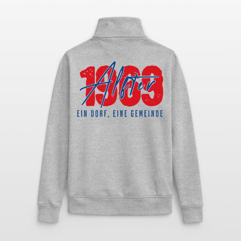 1969 Alfter Ein Dorf eine Gemeinde Unisex Organic Zip Sweatshirt by Stanley/Stella