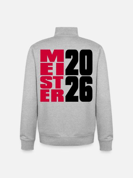 Champion 2026 Championship - Unisex Organic Zip Sweatshirt by Stanley/Stella - heather grey