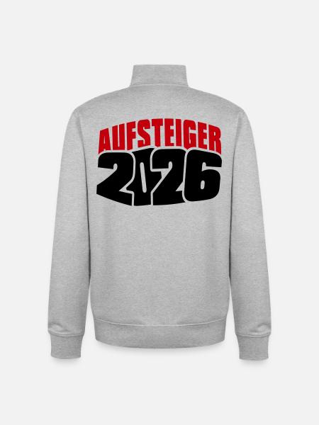 Promoted 2026 Promotion - Unisex Organic Zip Sweatshirt by Stanley/Stella - heather grey