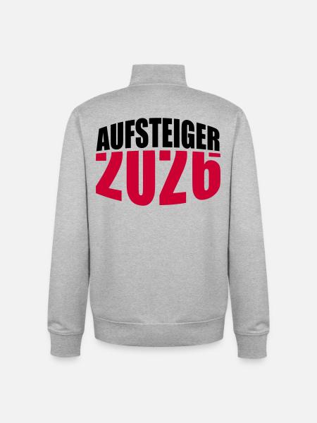 Promoted 2026 Promotion - Unisex Organic Zip Sweatshirt by Stanley/Stella - heather grey
