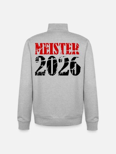Champion 2026 Championship - Unisex Organic Zip Sweatshirt by Stanley/Stella - heather grey