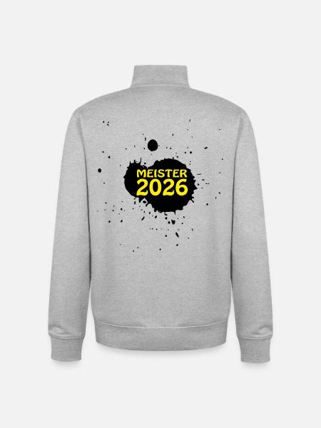 Champion 2026 Championship - Unisex Organic Zip Sweatshirt by Stanley/Stella - heather grey