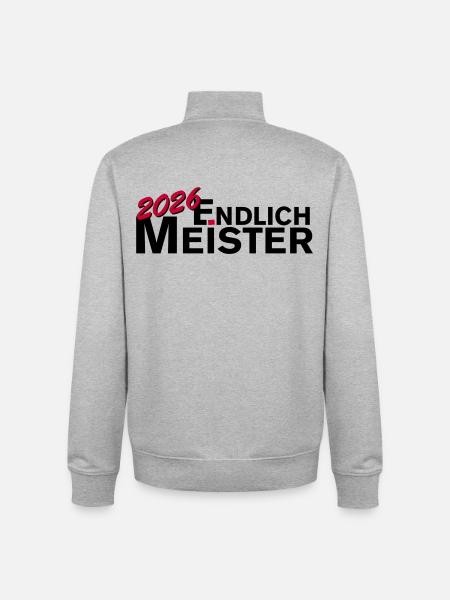Finally champion 2026 championship - Unisex Organic Zip Sweatshirt by Stanley/Stella - heather grey