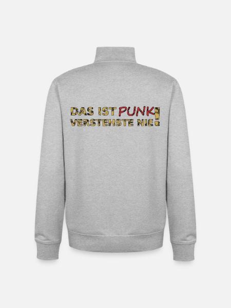 Das ist Punk - Unisex Organic Zip Sweatshirt von Stanley/Stella - Grau meliert