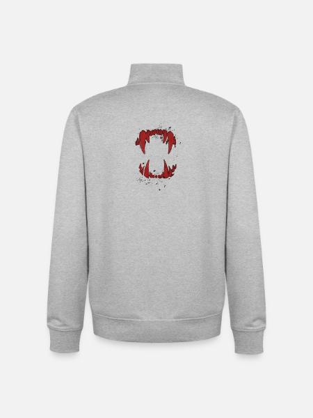 Halloween - Unisex Organic Zip Sweatshirt von Stanley/Stella - Grau meliert