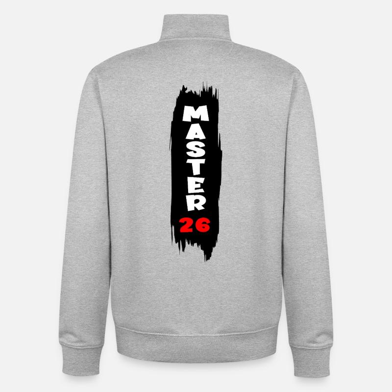 Master 2026 - Unisex Organic Zip Sweatshirt von Stanley/Stella - Grau meliert