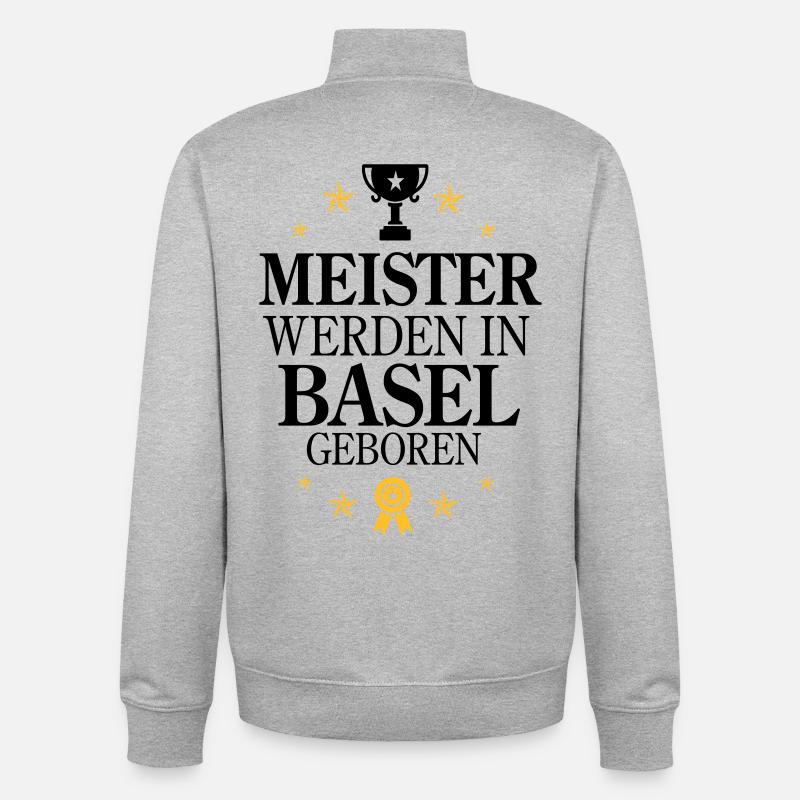 Masters Basel - Unisex Organic Zip Sweatshirt by Stanley/Stella - heather grey