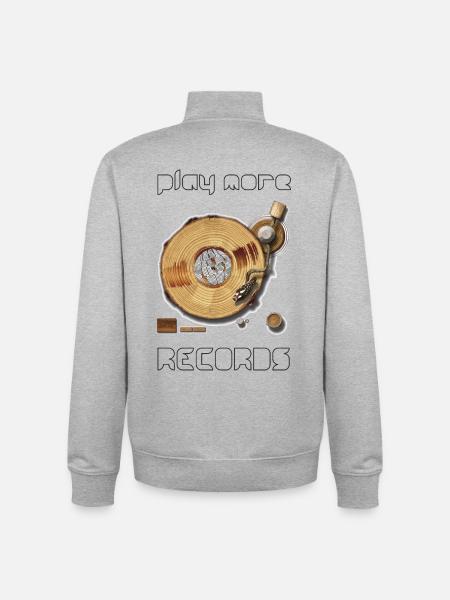 DJ - Unisex Organic Zip Sweatshirt von Stanley/Stella - Grau meliert