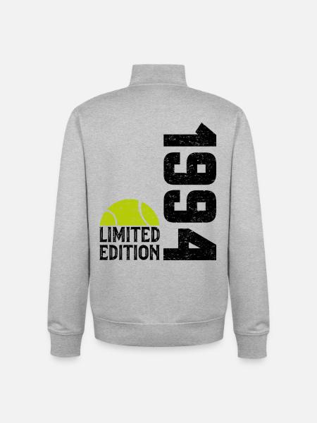 30th Anniversary 1994 Limited Edition Tennis - Unisex Organic Zip Sweatshirt by Stanley/Stella - heather grey