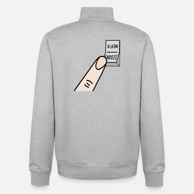 dormir - Sweat zippé unisexe en coton bio Stanley/Stella - gris chiné