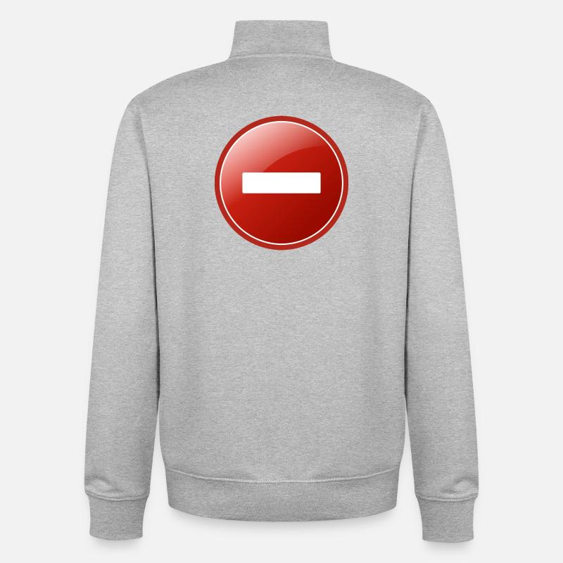 remove - Sweat zippé unisexe en coton bio Stanley/Stella - gris chiné