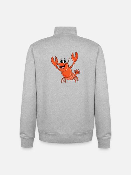 Hummer - Unisex Organic Zip Sweatshirt von Stanley/Stella - Grau meliert