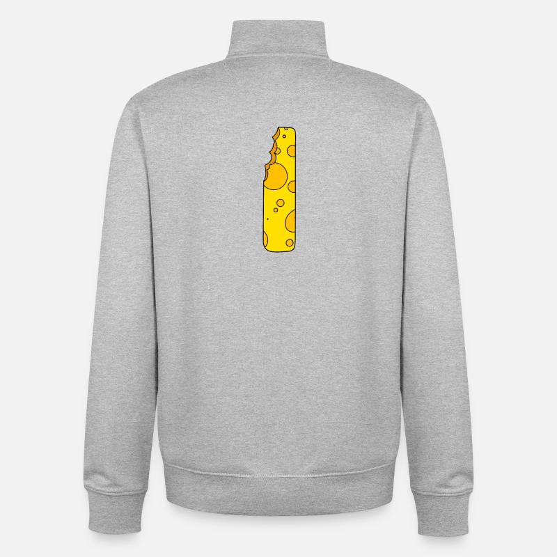 Point I - Unisex Organic Zip Sweatshirt by Stanley/Stella - heather grey