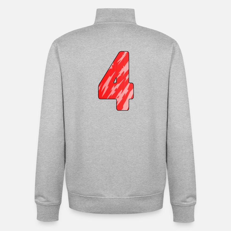 4 - Unisex Organic Zip Sweatshirt von Stanley/Stella - Grau meliert