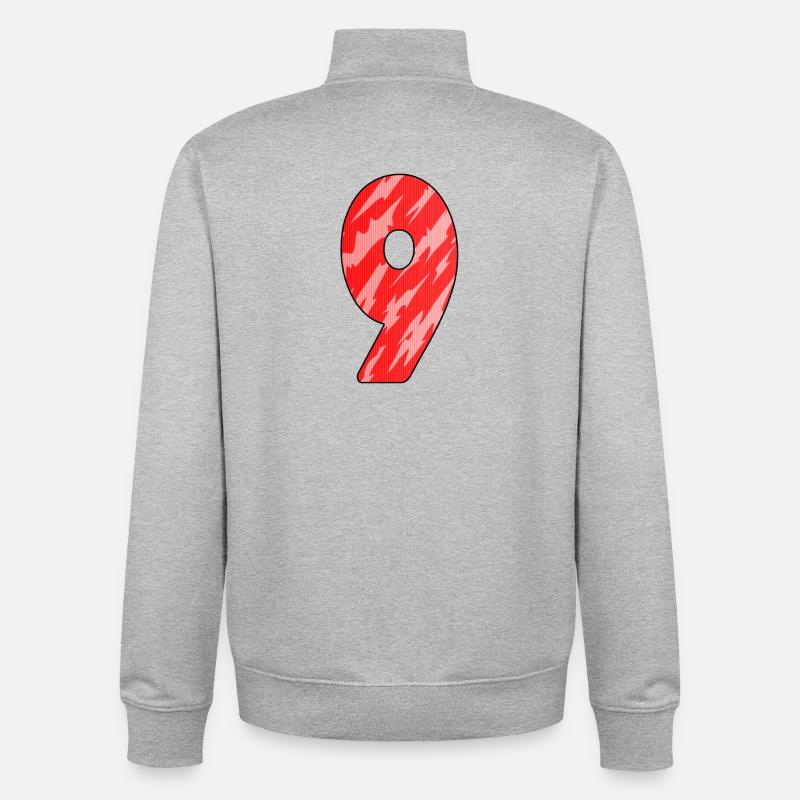 9 - Unisex Organic Zip Sweatshirt von Stanley/Stella - Grau meliert
