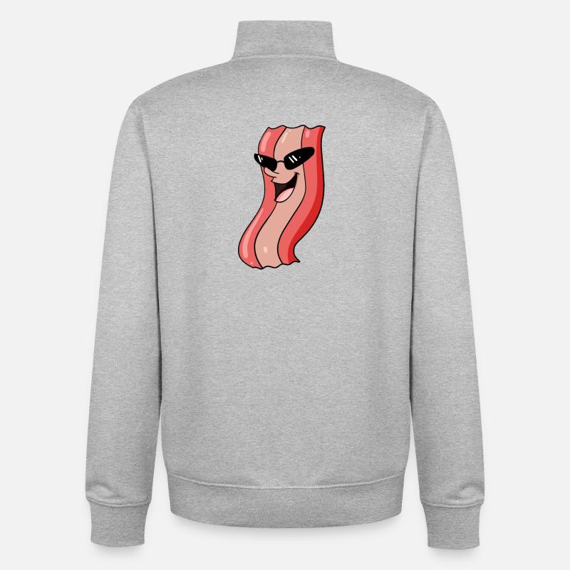 Speck cool - Unisex Organic Zip Sweatshirt von Stanley/Stella - Grau meliert