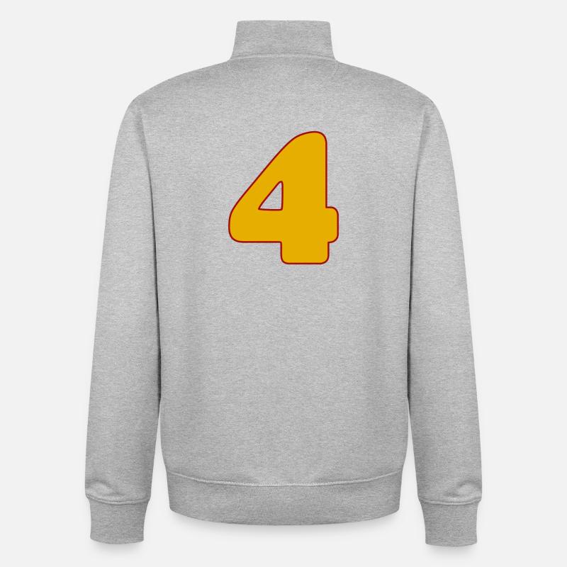 4 - Unisex Organic Zip Sweatshirt von Stanley/Stella - Grau meliert
