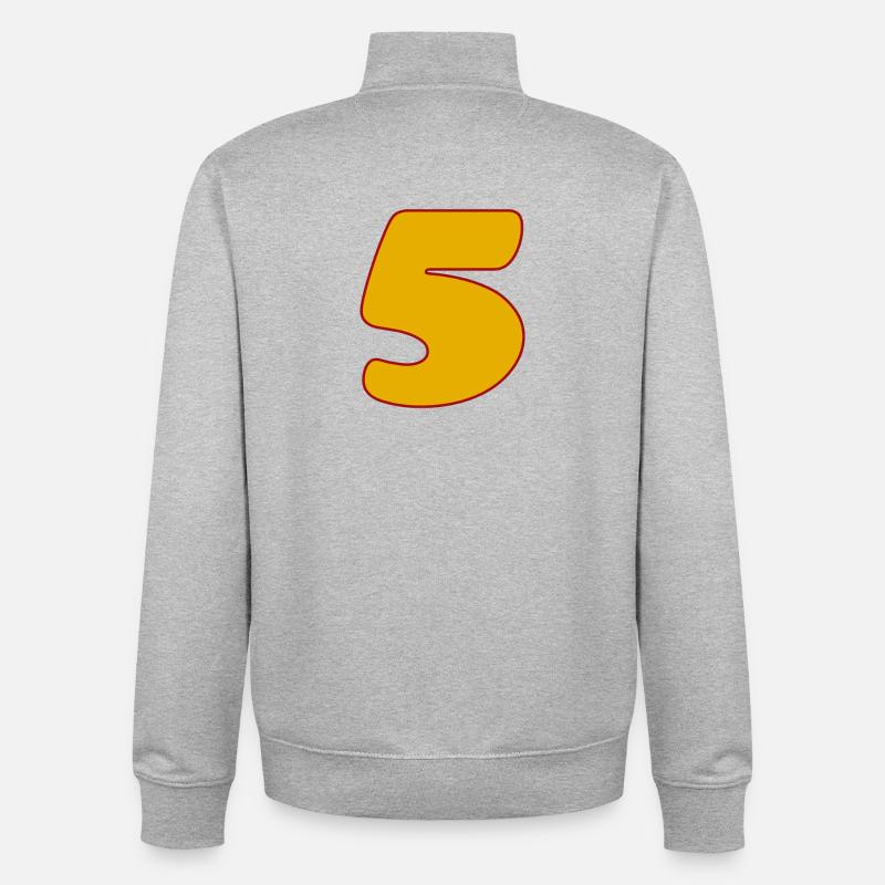 5 - Unisex Organic Zip Sweatshirt von Stanley/Stella - Grau meliert