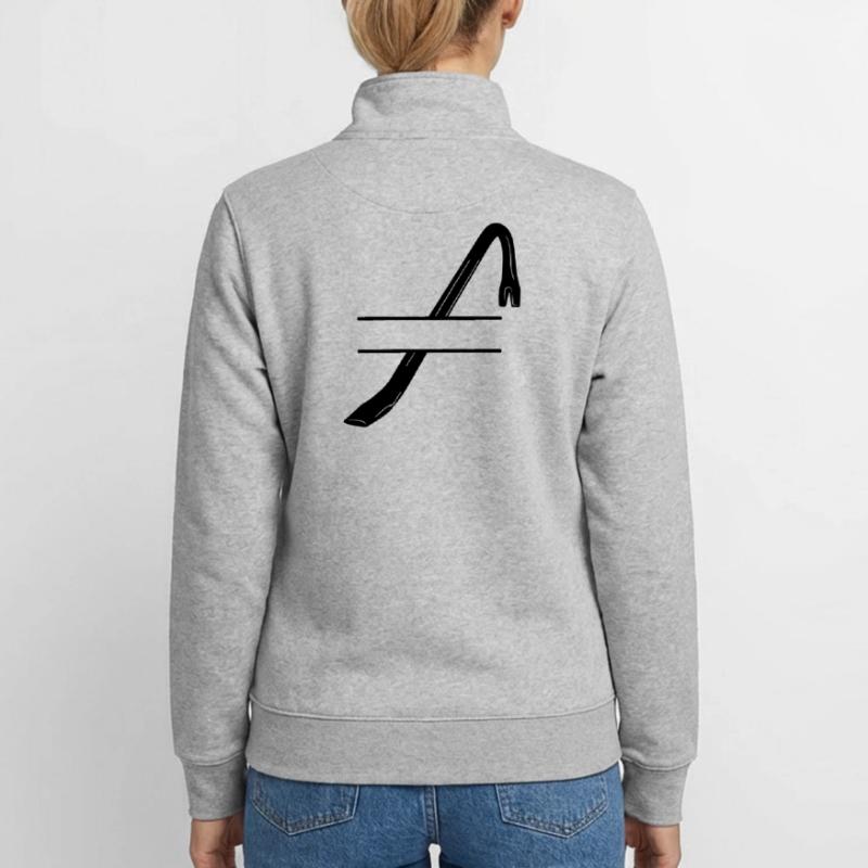 Einbruchslogo Brechstange oder Brechstange Unisex Organic Zip Sweatshirt von Stanley/Stella
