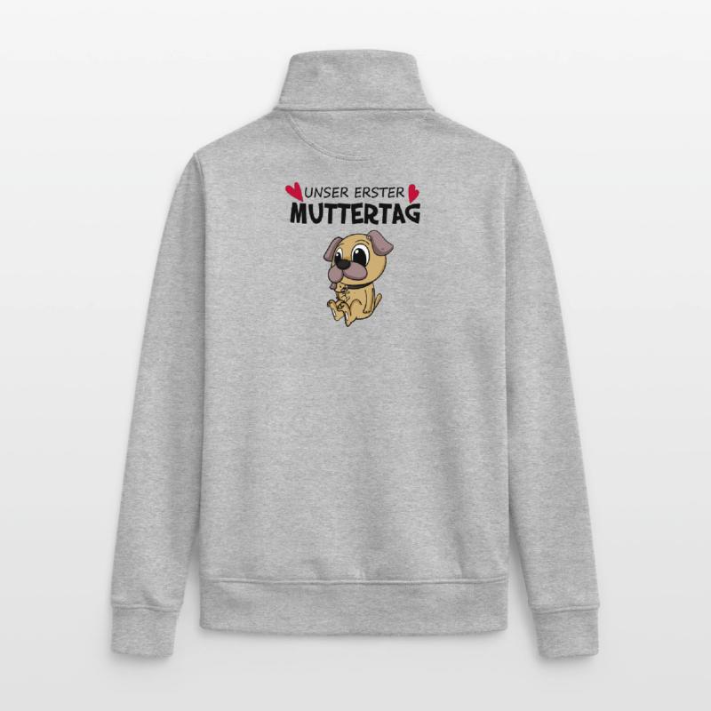 Muttertag - erster Muttertag Geschenk Unisex Organic Zip Sweatshirt von Stanley/Stella